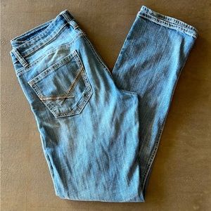Men’s BKE Jake Straight Leg Stretch Blue Jean - 34/36 (EUC)